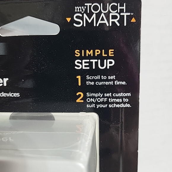 My Smart Touch Simple SetSet Plug In Digital Timer 2 Settings Indoor - Picture 2 of 6